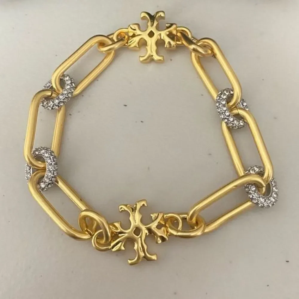 TORY BURCH•Roxanne Chain Pave‎ Bracelet